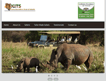 Tablet Screenshot of kenyaincentivessafaris.com